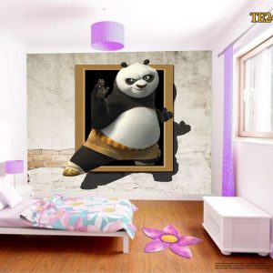 Tranh dán tường kungfu panda