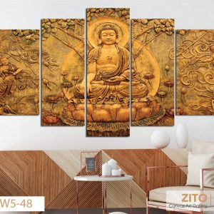 Tranh Canvas Hoa Sen Phật