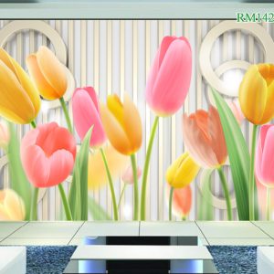 Tranh trang trí sắc hoa tulip